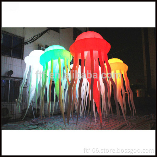 LED inflatable jellyfish for party